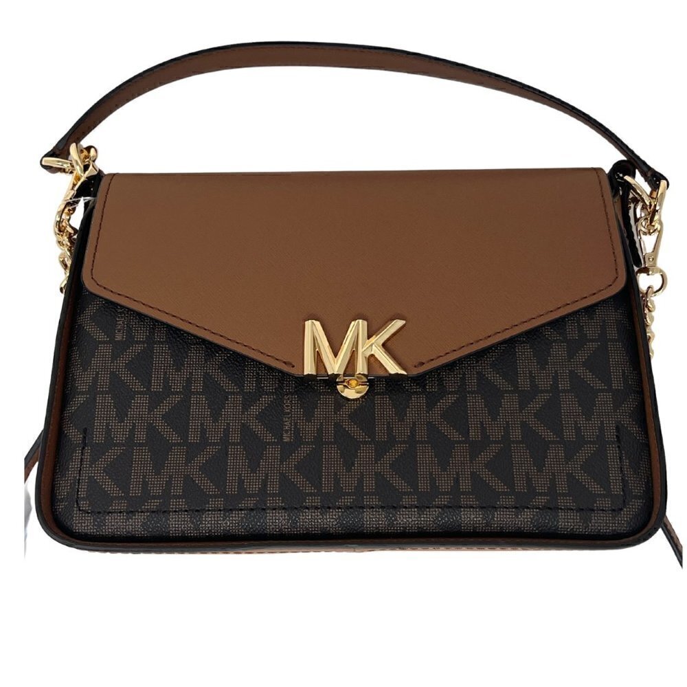Michael Kors Medium Sylvia Flap Shoulder / Crossbody Purse Handbag